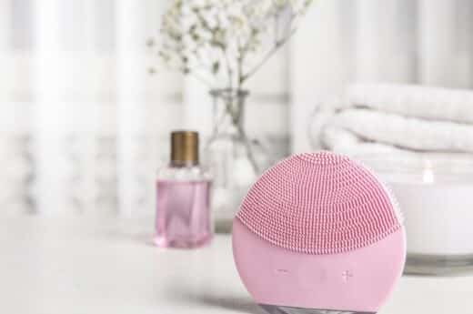 FOREO Luna Mini 2 Review photo of a pink FOREO Luna Mini 2.