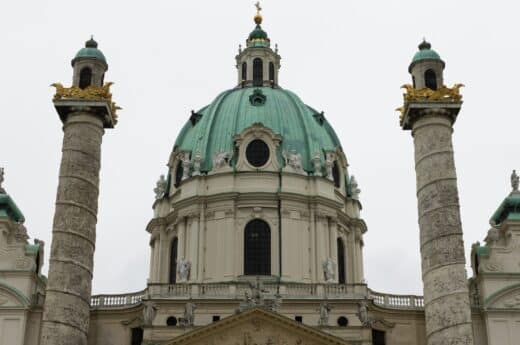 One day in Vienna photo of a church in Vienna, Austria.