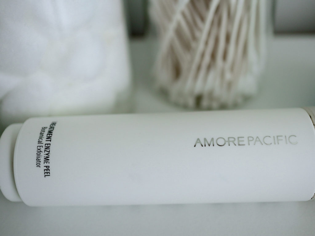 Bottle of Amor Pacific's enzyme peel to exfoliate