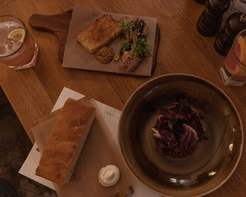 Picture of appetizers from Madklubben.
