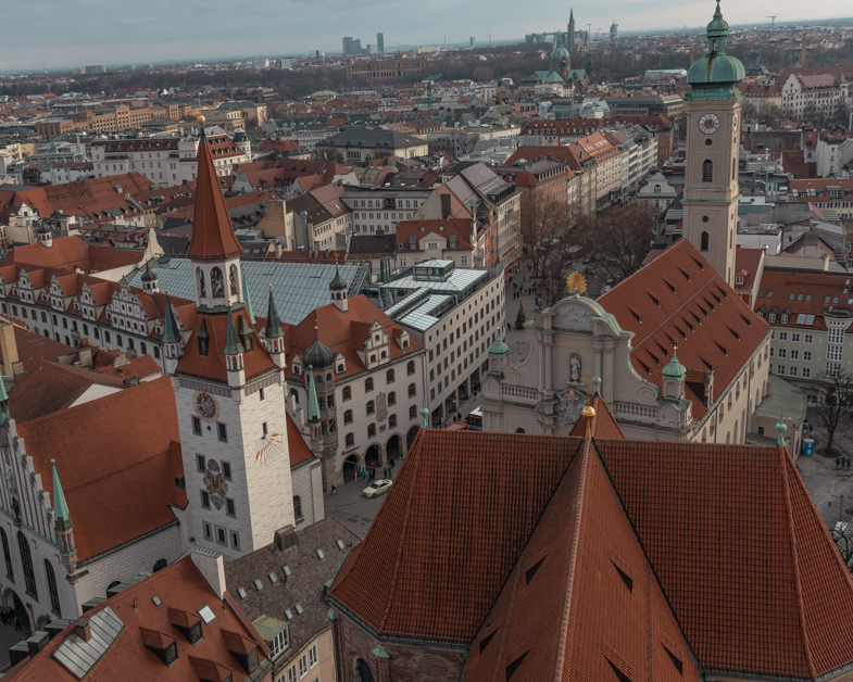 View of Munich from the St. Peter's Tower