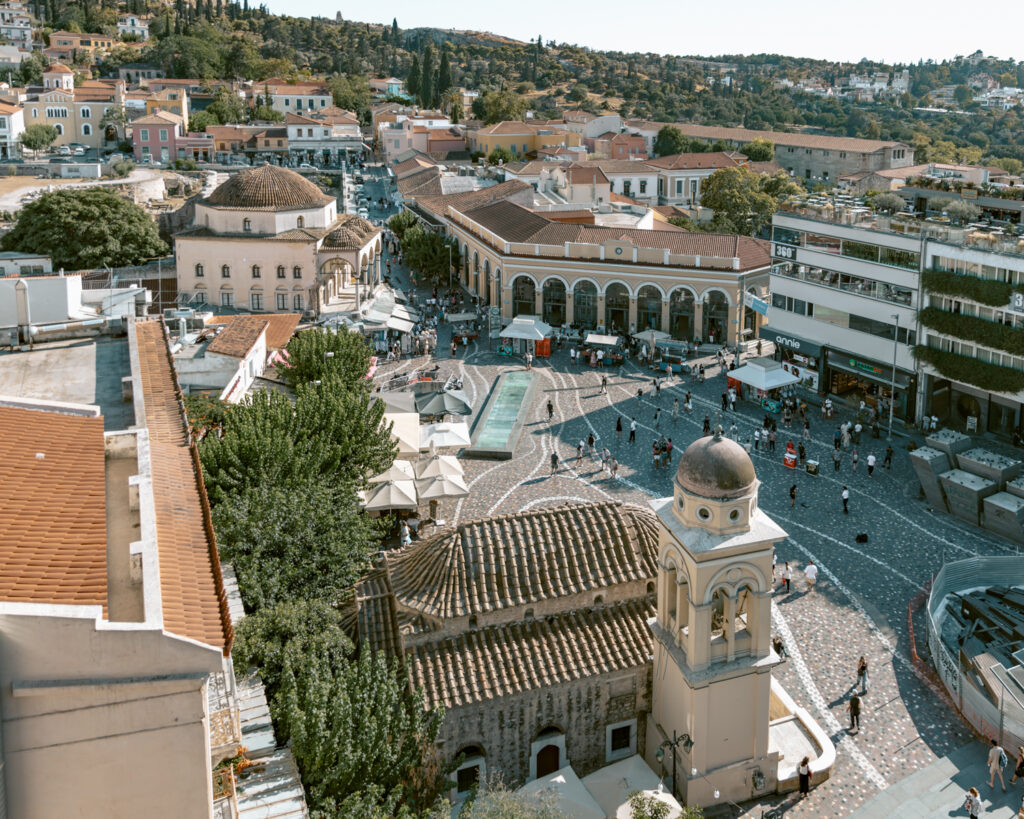 Monastiraki on a sunny day. 