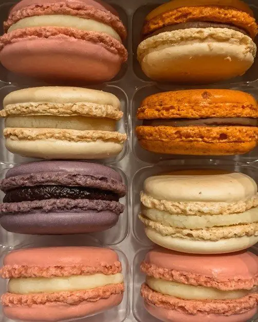 Picture of macaroons in Paris one of the top things to eat in the city visiting this solo female travel destination