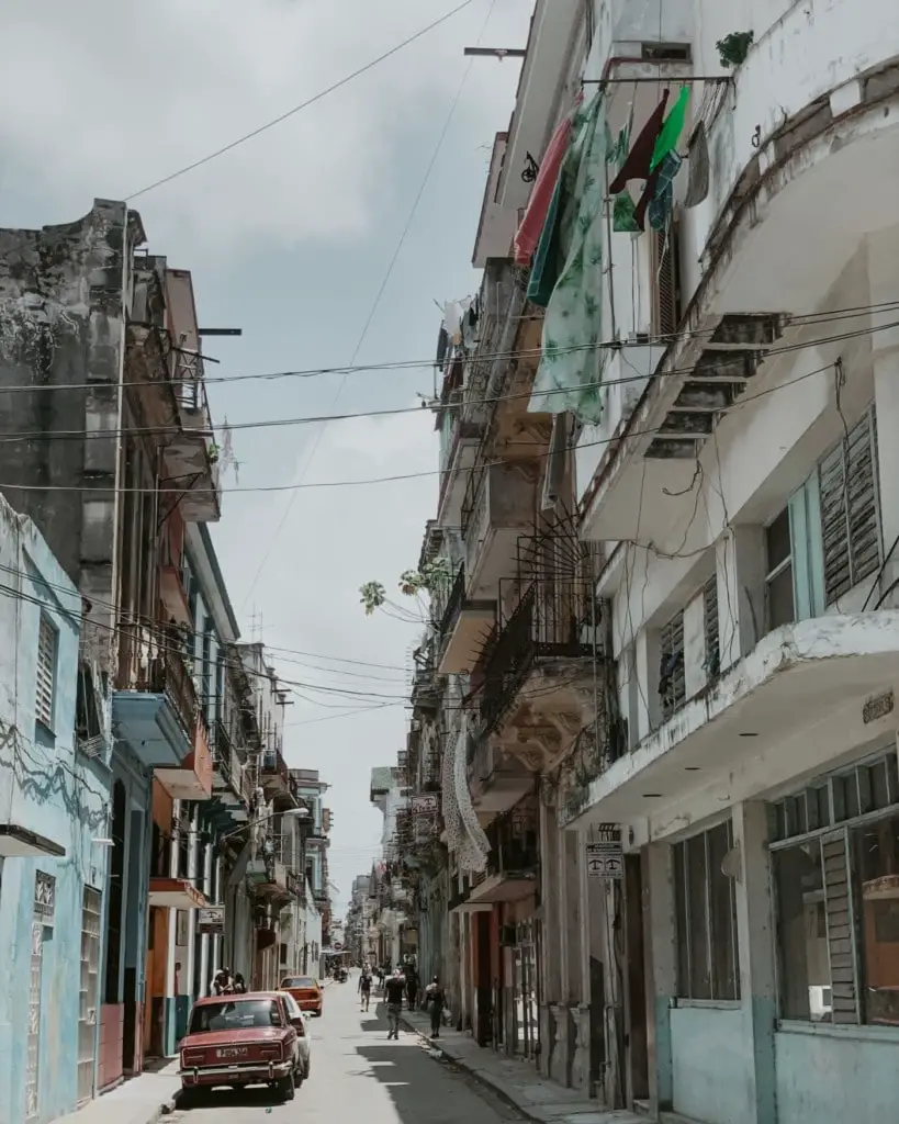 one of the alleys in Old Havana