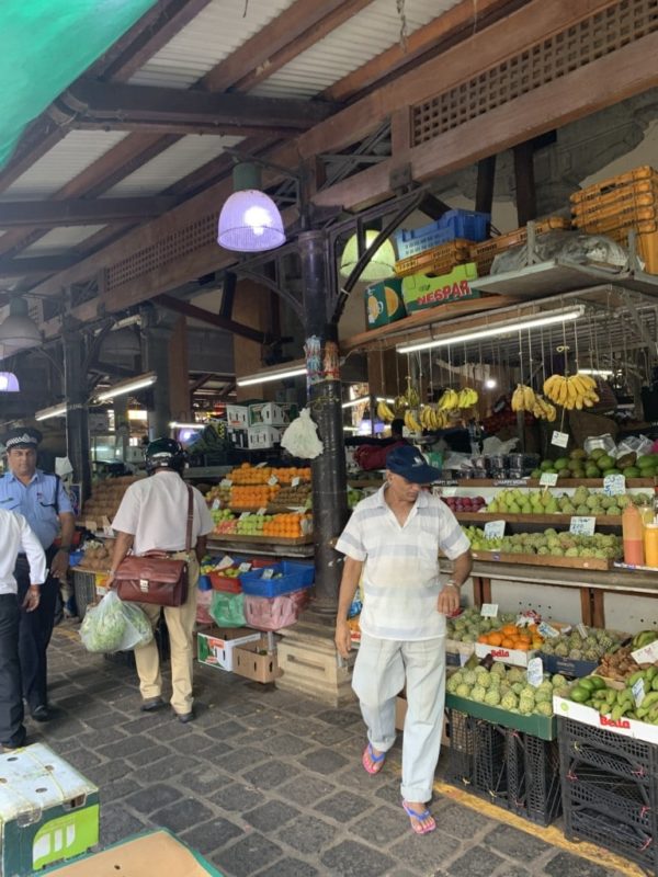 Mauritian farmer's market in Port Louis