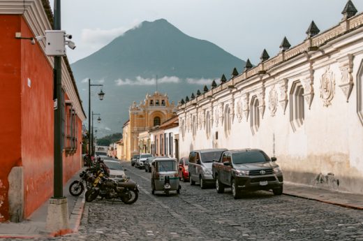 Picture for Guatemala City to Antigua. Antigua town.