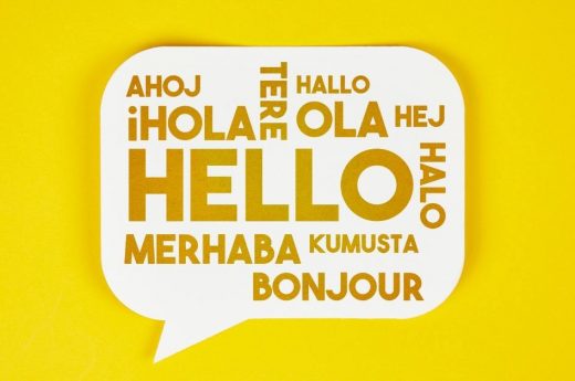 Prepy Review Photo of hello in different languages.