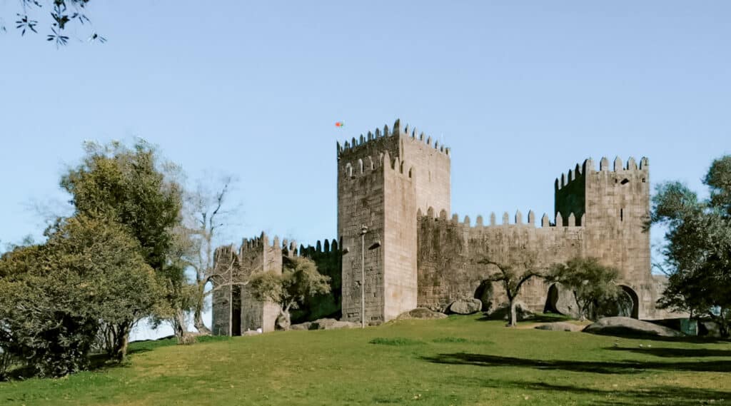 Guimarães castle, a unique day trip from Porto. 