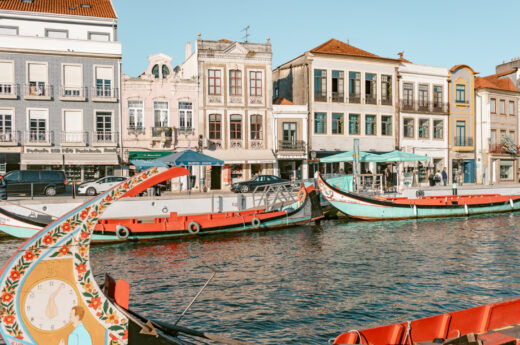 One of the gondolas in Aveiro. One of the best things for what to do in Aveiro during your visit.