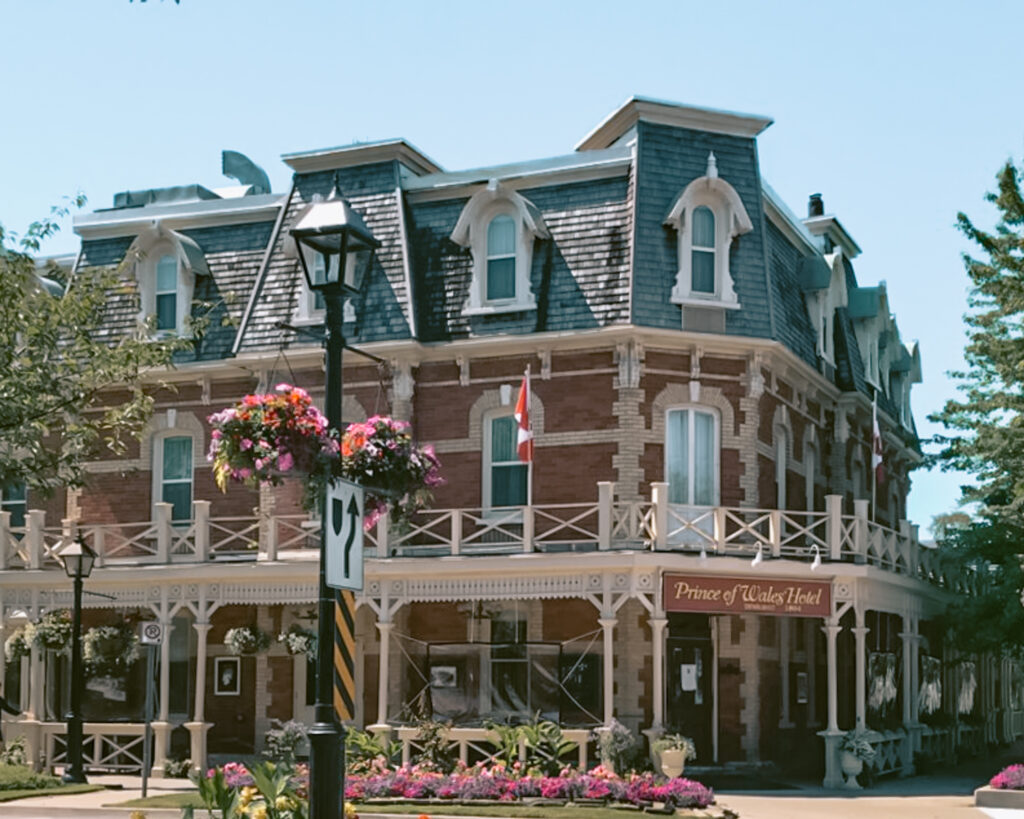 Charming hotel in Niagra-on-the-Lake one of the prettiest towns in Canada. 