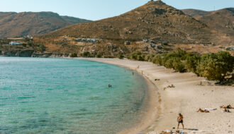 Paralia Ganema one of the best beaches in Serifos and best Greek islands to visit.