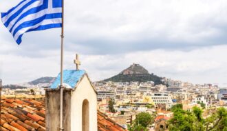 Plaka and Lycabettus in Athens, Greece for Athens captions.