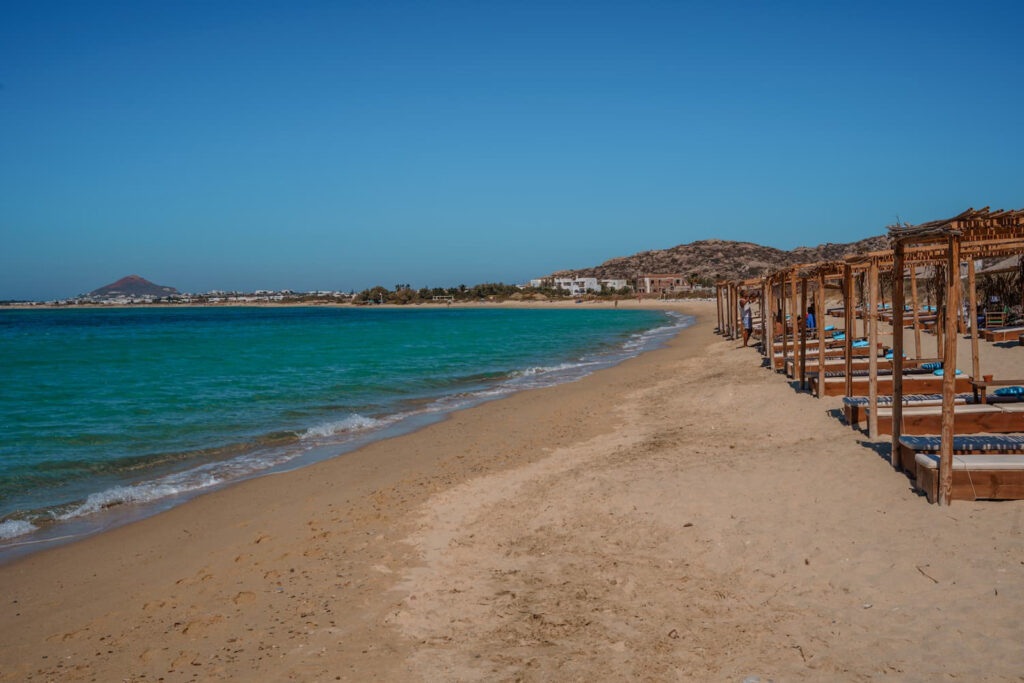 Beach bar in Naxos